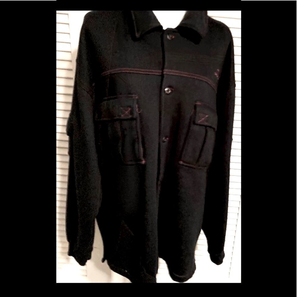 SourceāJeansĀ Shirtāblack jacket 2x - Picture 2 of 5